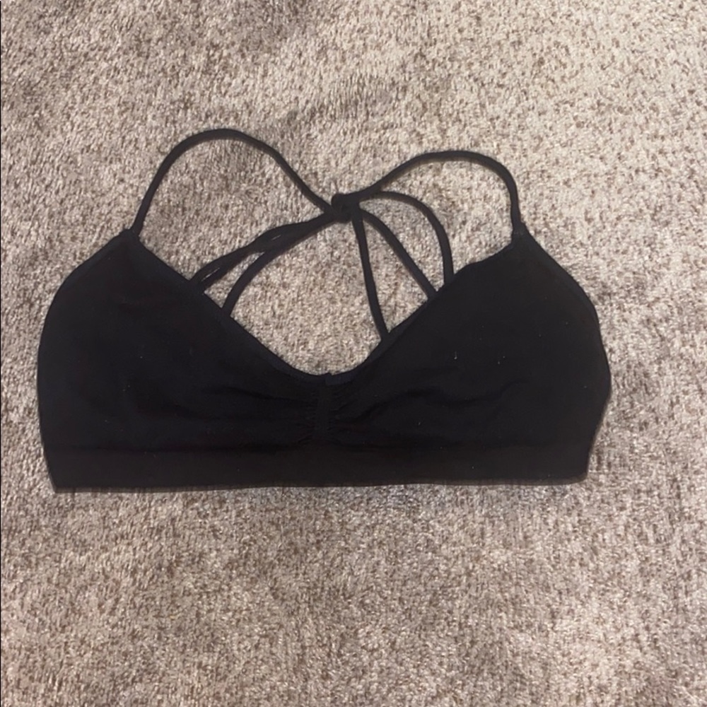 Free People Black Bralette